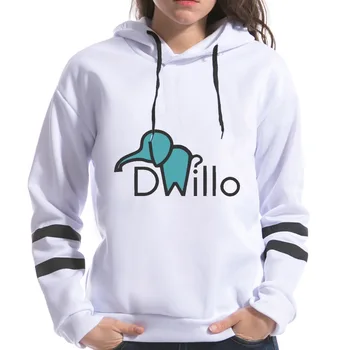 

Long Sleeve Hoodies Women Letter Dillo Intent Print Harajuku Spring Female Sweatshirts Kawaii Elephant Ladybug Printting Hooded