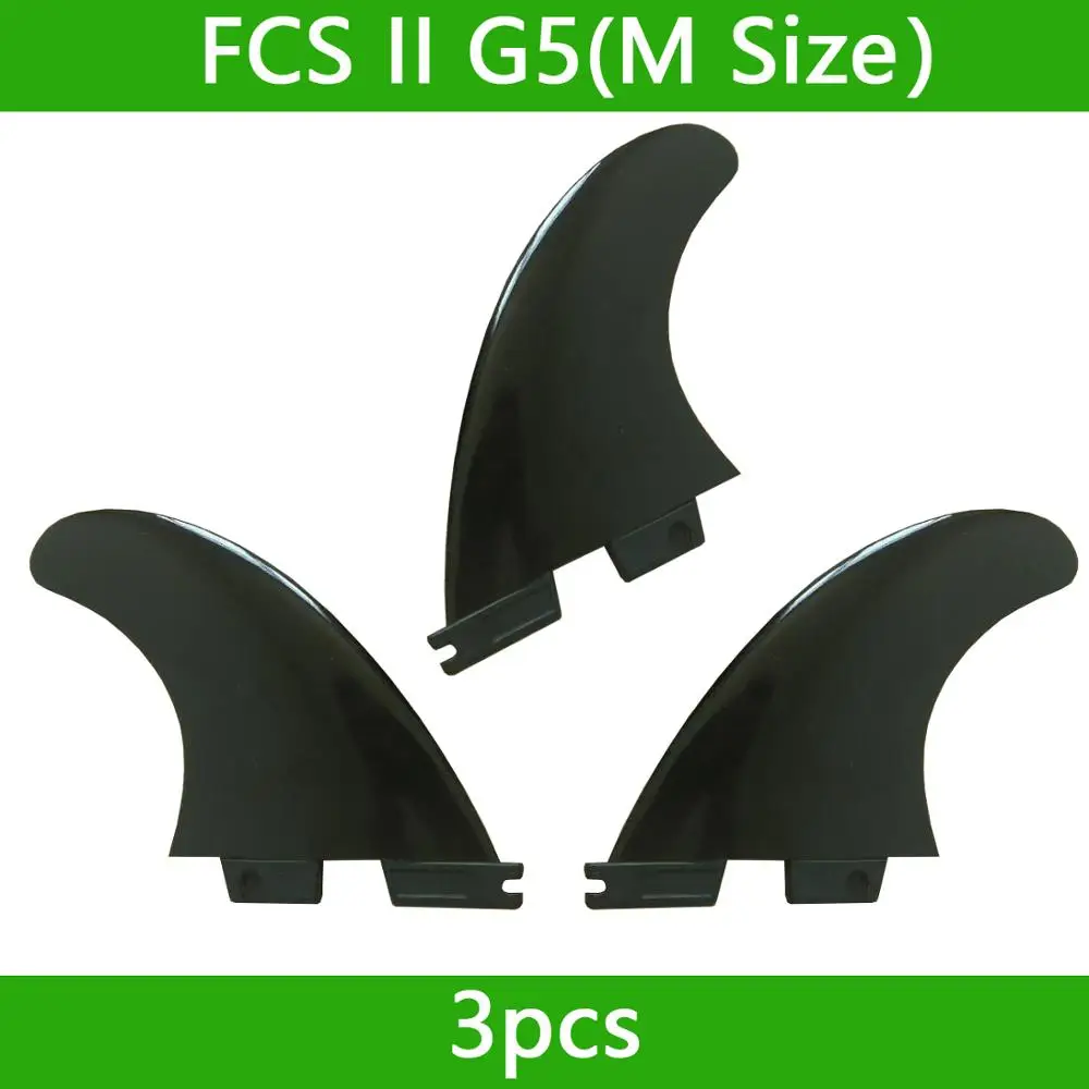 3pcs/set Tri G5 Surfboard Fins for Future High Quality Plastic Fins Surfing Fin 