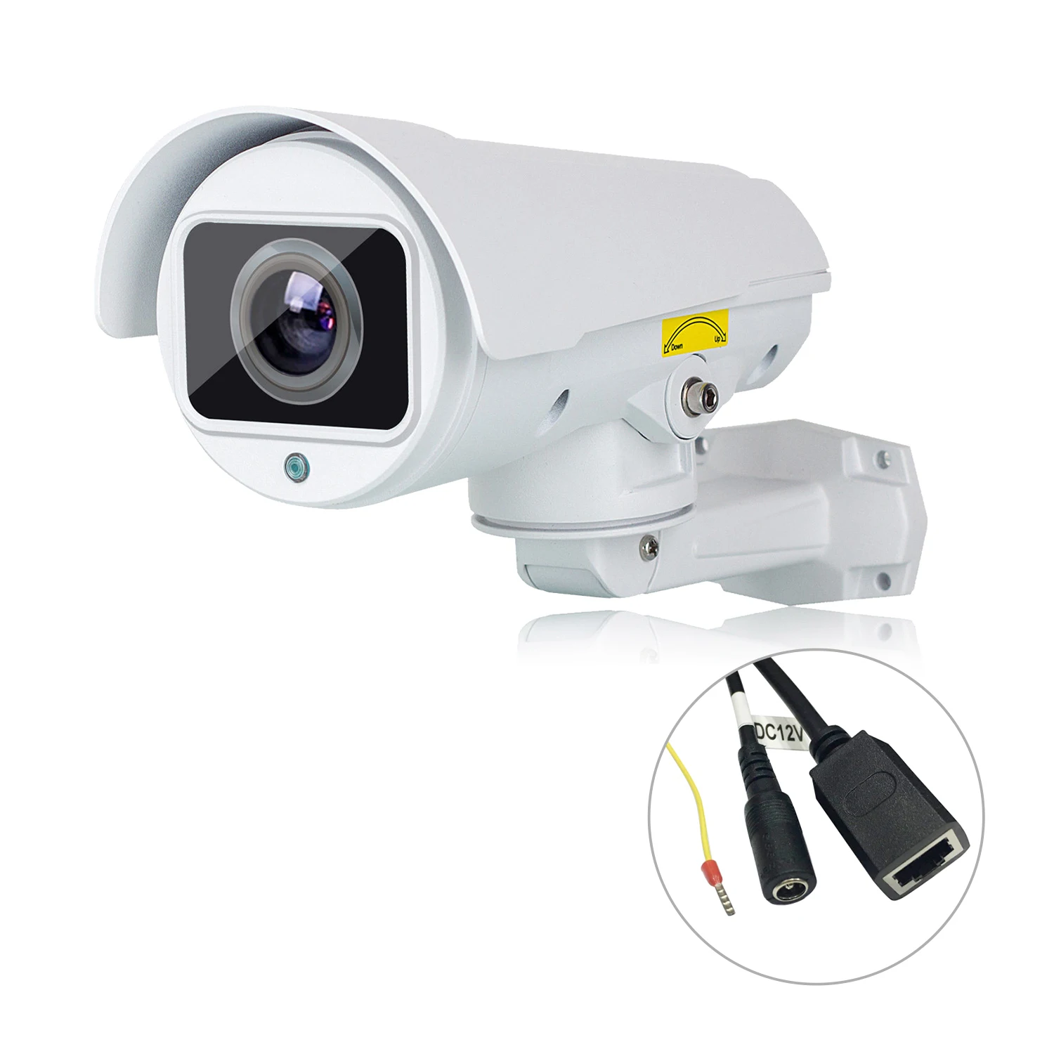 Сетевая ip камера с оптическим зумом 1080P 4X PTZ ИК переменным фокусным ручная наклон