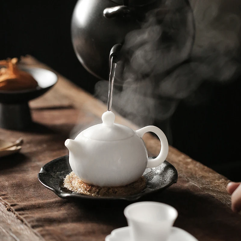 TANGPIN фарфор из Дэхуа чайник фарфор ручной работы китайские чайники gongfu Чайник 170 мл