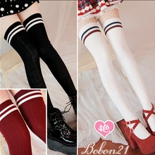 Платье принцессы в стиле «лолита» BOBON21 зимний полосатый узор парадное, тонкое Sox бейсбольная длиной выше колена, 4 вида расцветки, AC1122 CTW3-1