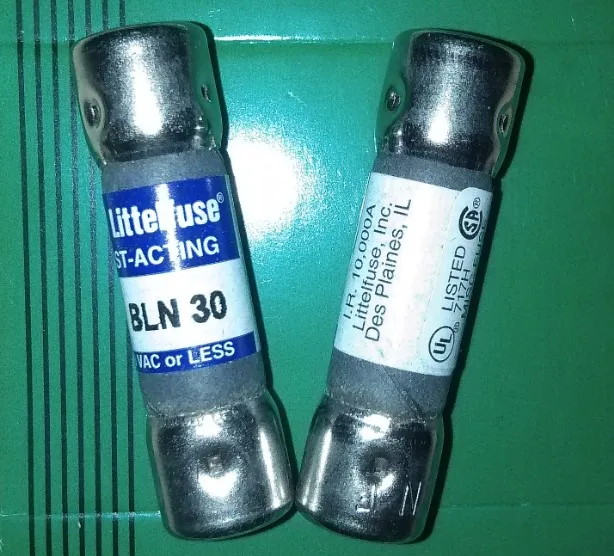 

5PCS The United States BLN030 Littelfuse Lite genuine 10*38 quick fuse / fuse 30A250V