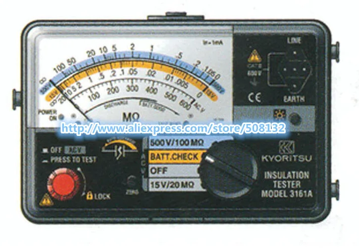 Kyoritsu 3161A Сопротивление изоляции тестер! Фирменная Новинка