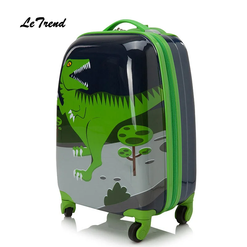 Letrend Cute Cartoon Suitcases Wheel 