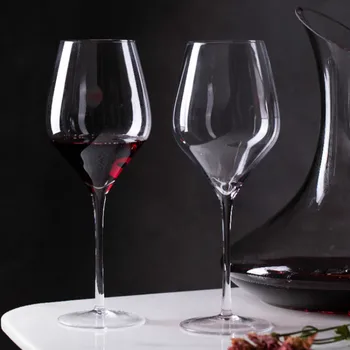 

Creative Red Wine Glass Pinot Noo - Cup High Crystal Glass Red Wine Glass Two Sets Of Gifts Gift Box