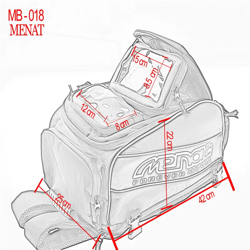 MENAT мотоциклетная сумка для путешествий на открытом воздухе, сумка для шлема, многофункциональный навигационный рюкзак для верховой езды, багаж