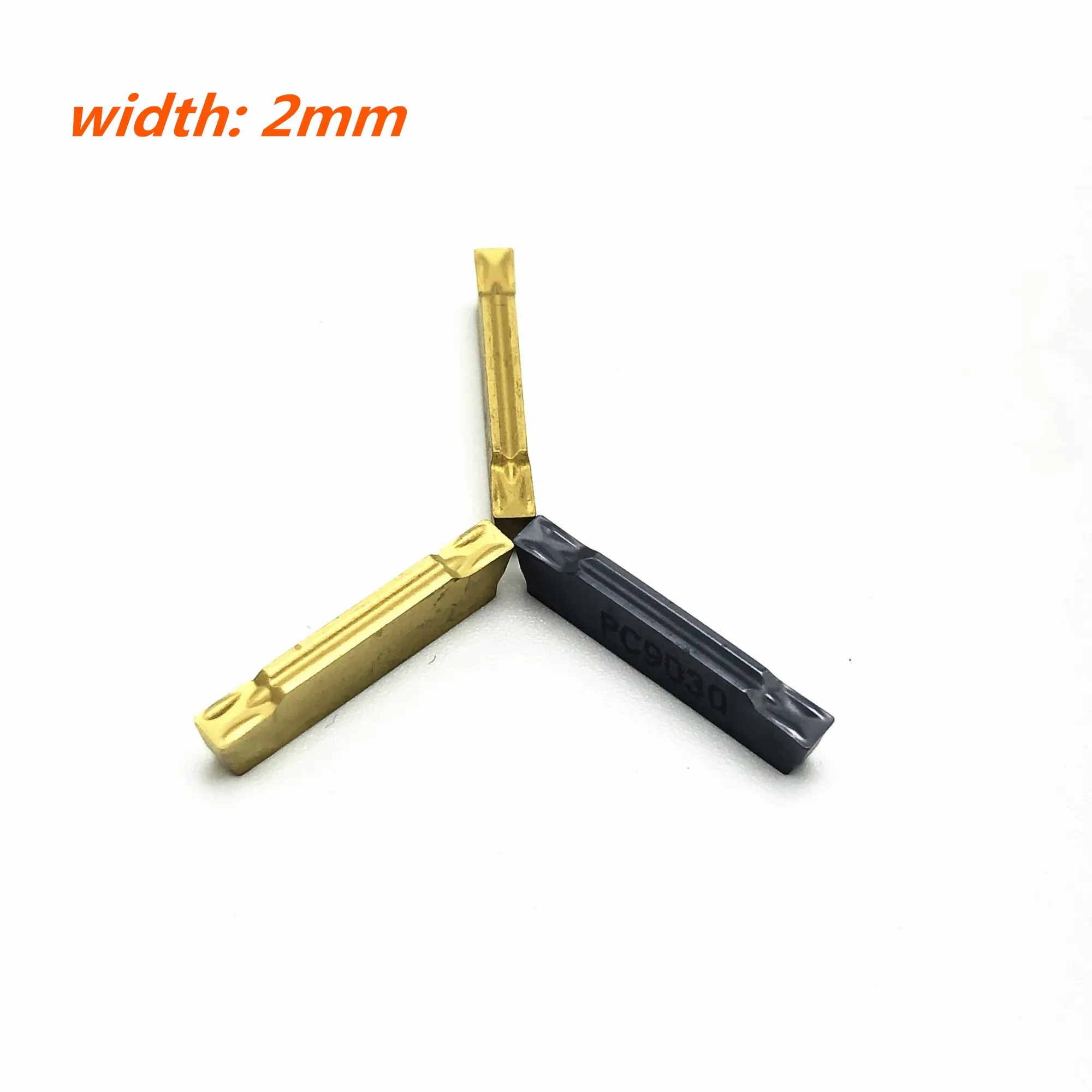 

20PCS Grooving tool MGMN200 G PC9030/NC3020/NC3030 2mm slotted carbide insert MGMN200 G lathe tool separation slotting tool