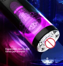 7Frequency USB Charging Hand-Free Interactive Sound Masturbators Sleeping-Mute Srong Sucking 145 Degree Whirling Sex Toy For Man