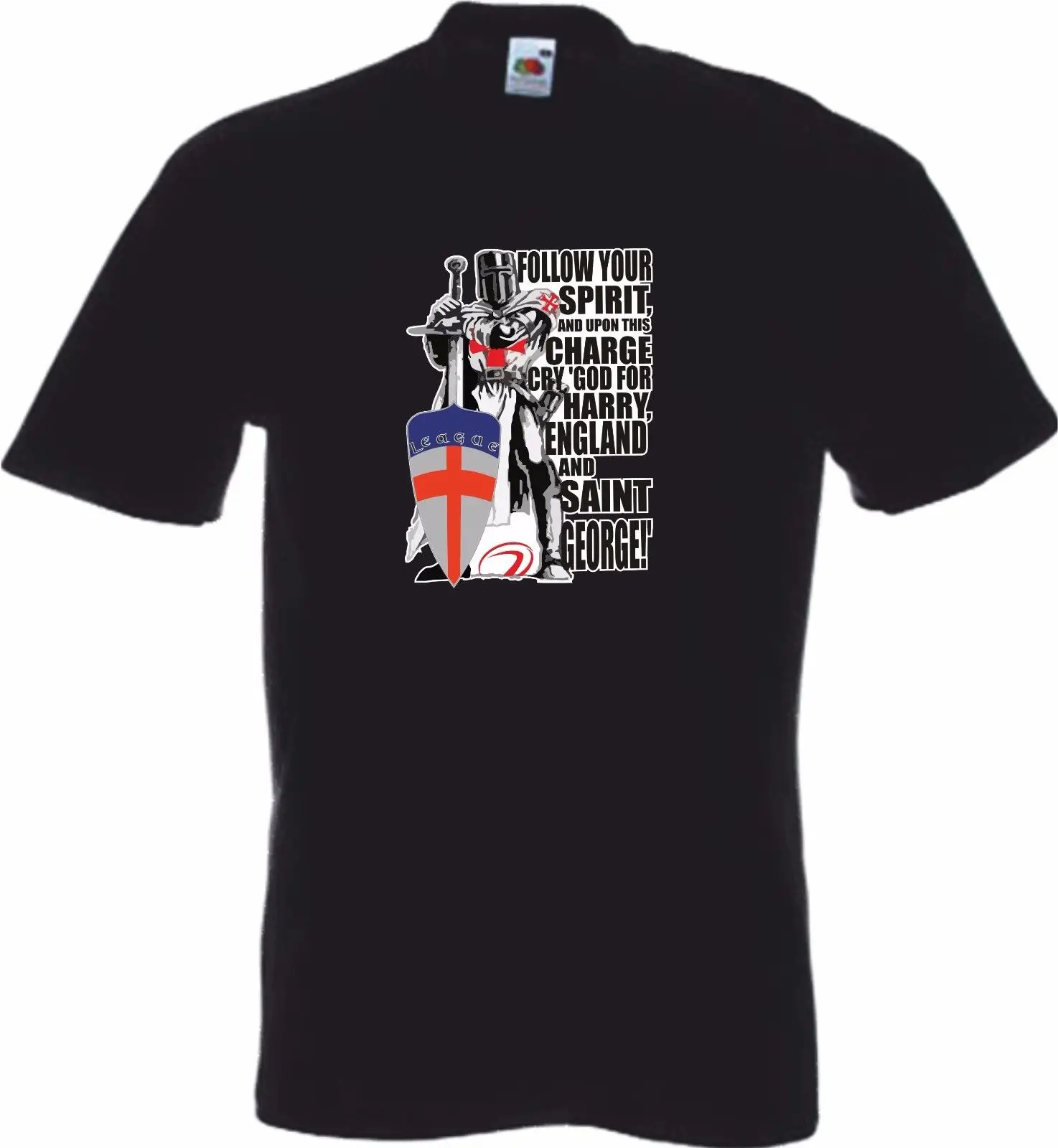 Inglaterra الاسباني دي الرجبي Camiseta صرخة ديوس الفقرة هاري St جورج Naciones اختبار بارد عارضة فخر t قميص الرجال للجنسين جديد