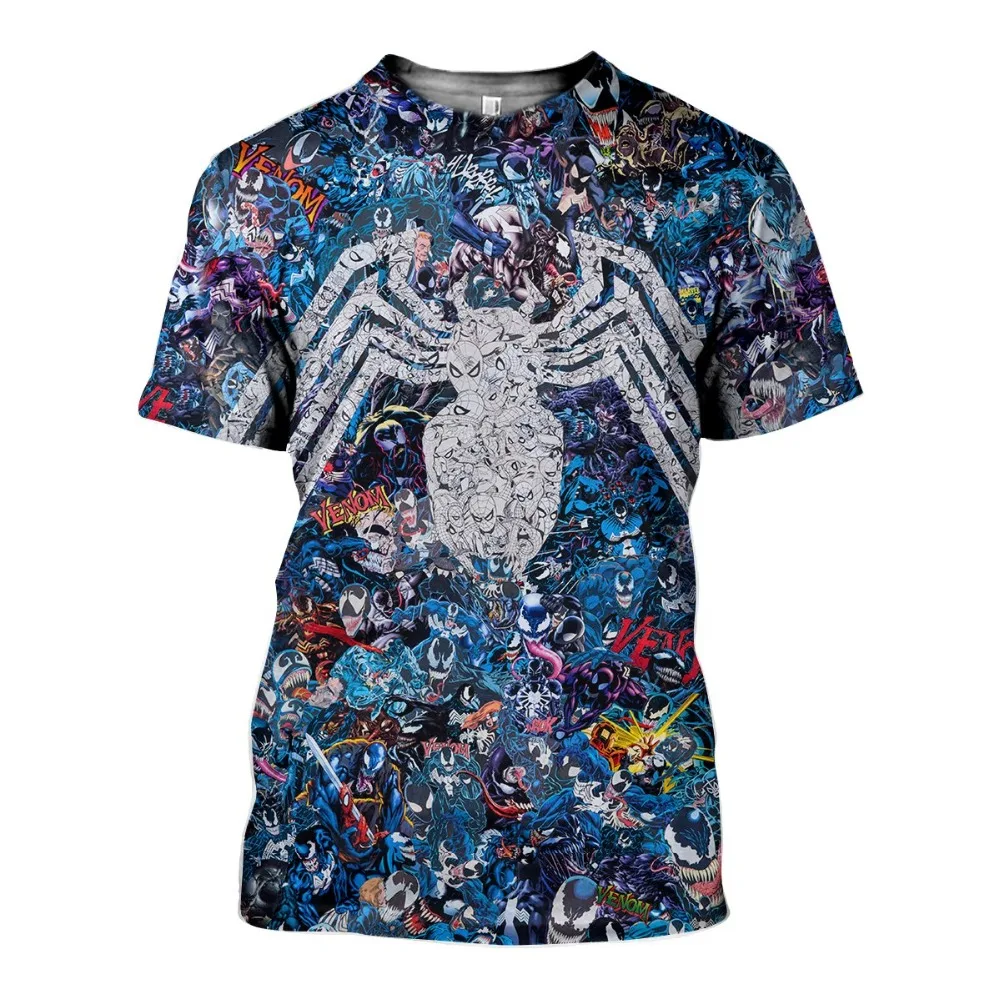 

PLstar Cosmos hot sale Fashion Spiderman and VENOM Comic 3d Print Unisex t shirt/hoodies/Short sleeve/shorts Harajuku Casual tee