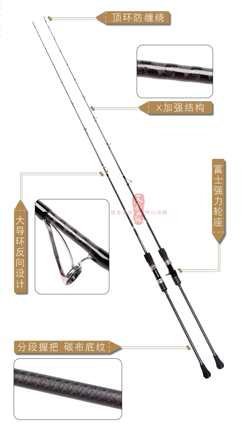 Ecooda Lento Jigging Haste Exclusivo Eunsj Fiação - Fundição Barco 1.83 1.91 60-360g Fuji Accessor 2sec 1sec Guidesand Carretel 6 Varas de pescar