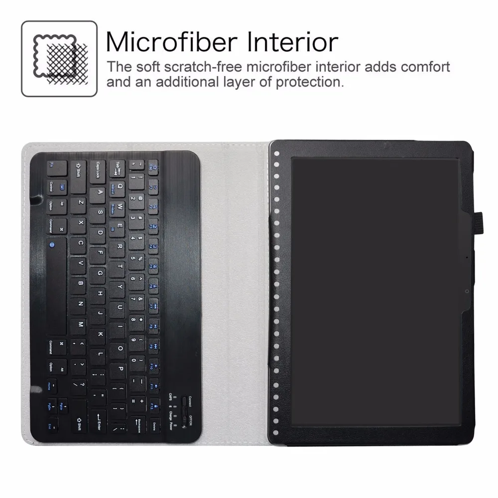 For 10.1" Acer Iconia One 10 B3-A50 Tablet Removable Bluetooth Keyboard case,Portable Folding stand Pu Leather Case