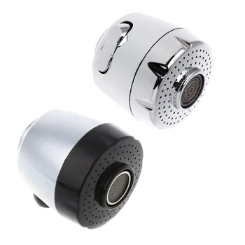 

New 22mm Faucet Nozzle Aerator Bubbler Sprayer Water-saving Tap Filter Two Modes Black/Silver Color