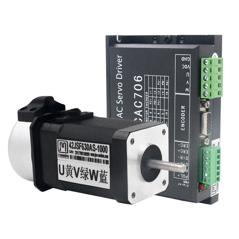 JMC 64W DC Brushless Servo Motor Drive Kit 24V with Encoder 3000rpm 42JSF630AS-1000+MCAC706 | Обустройство дома