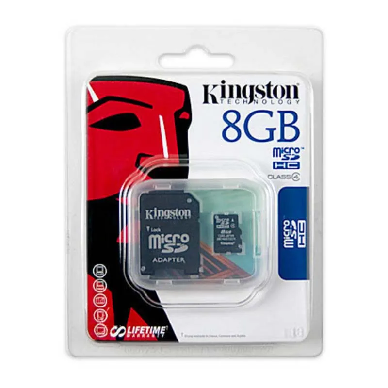 Kingston Technology Canvas Select Class 4 micro SDHC 8GB Micro SD Card 8GB MicroSD Flash Memory Card Black sd card+Adapter Kingston Technology Canvas Select Class 4 micro SDHC 8GB Micro SD Card 8GB MicroSD Flash Memory Card Black sd card+Adapter