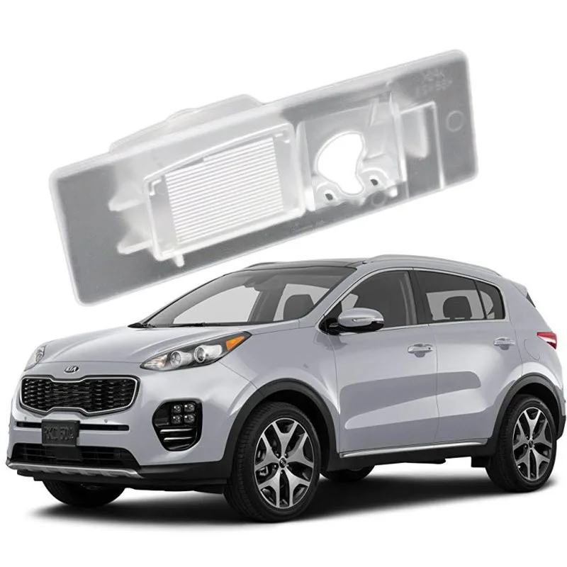 

EEMRKE Car Rear Camera Bracket Mount License Plate Lights Housing for KIA KX5 Sportage QL 4TH 2015 2016 2017 2018