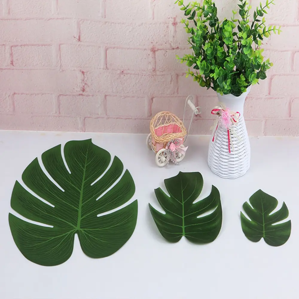 

5Pcs Artificial Plant Tropical Palm Artificial Leaves Simulation Leaf For Wedding Decoration Party Supplies Home Decor
