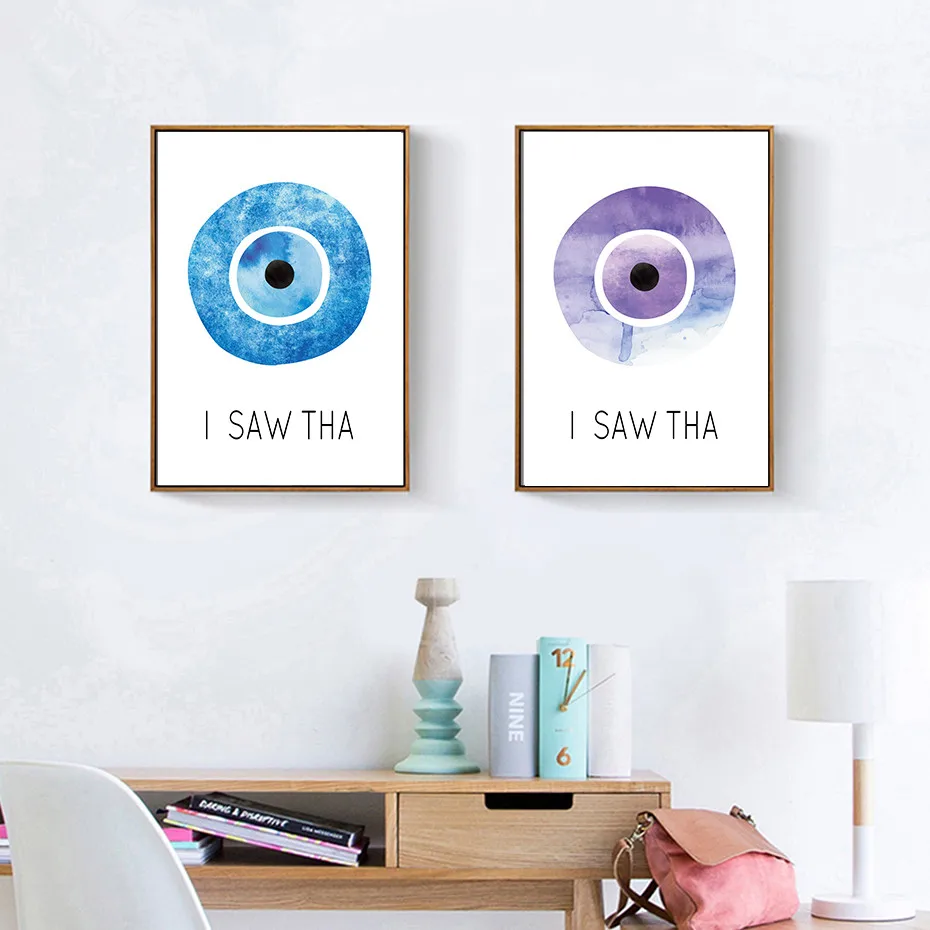 Music CD Poster Modern Watercolour Art Canvas Print Picture Wall Painting For Living Room Bedroom Home Decor No Framed