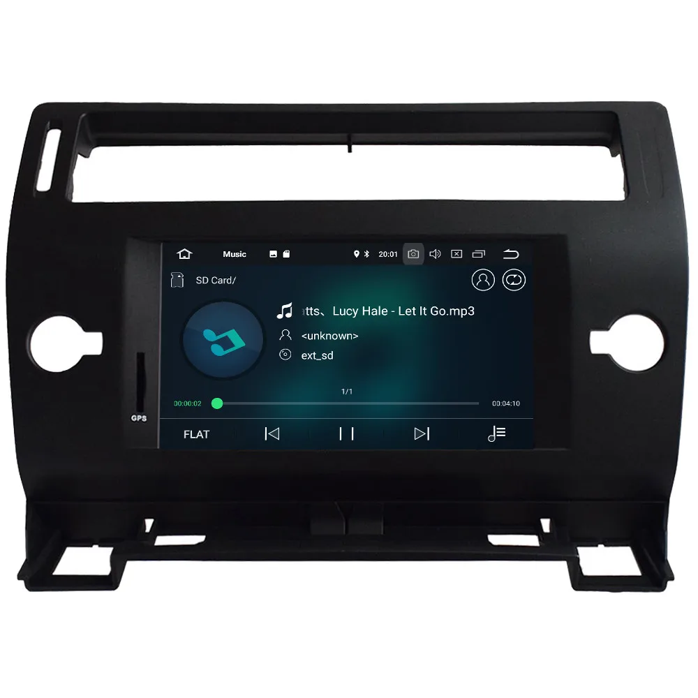 Perfect KLYDE 7" 4GB RAM 32GB ROM Octa Core PX5 Android 8.0 7.1 BT Car DVD Multimedia Player GPS For Citroen C4 Quatre Triumph 2004-2012 4