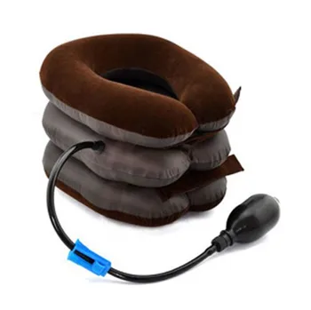 

Cervical traction apparatus manual inflatable collar support family life health tool Relieve vertebra tension