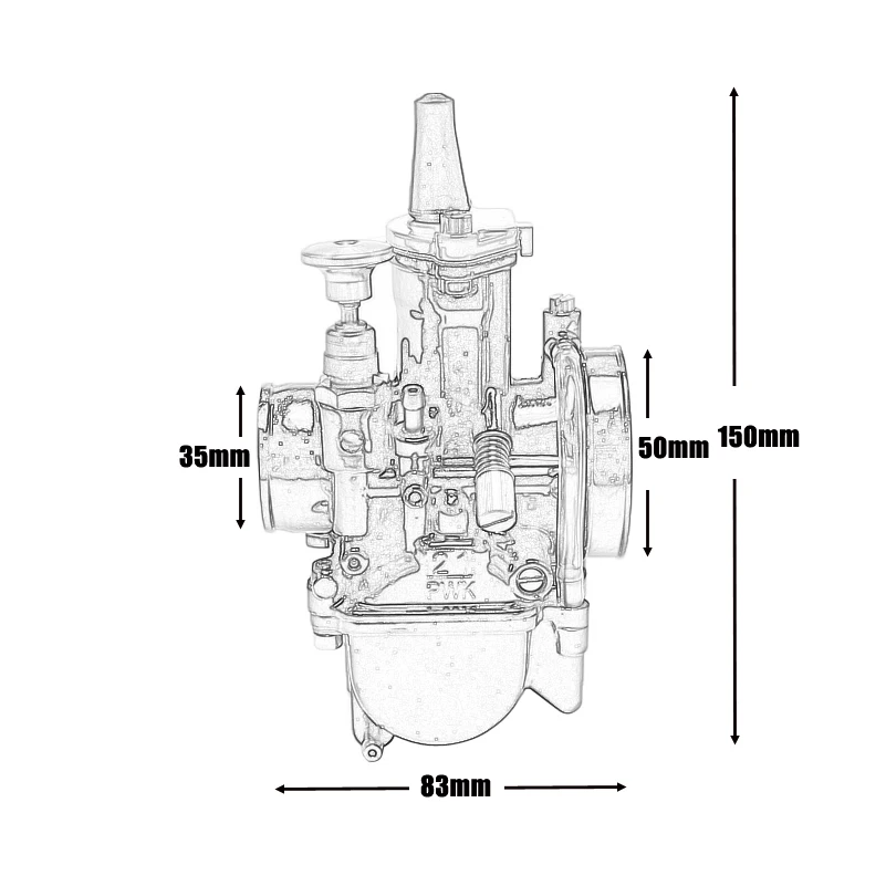 Мотоцикл Mikuni Карбюратор Keihin PWK 24 мм Carburador Koso Fit Irbis TTR250 virago 250 карбюратор