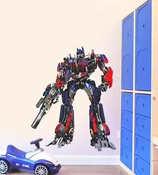 

DIY Gift Optimus Prime Wall Sticker Decal Decor Removable Transformation Sticker 614 Free Shipping