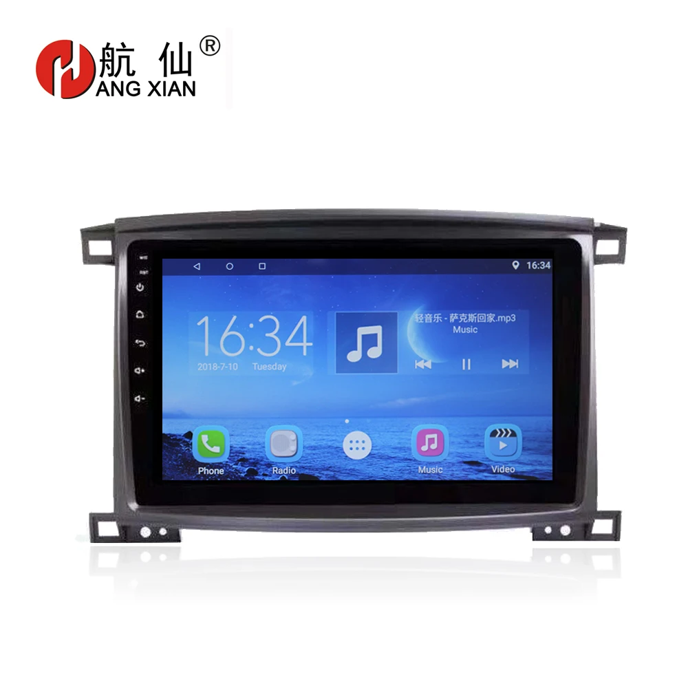 

Without canbus 9" Car radio for Toyota Land Cruiser 100 2005-2007 Quadcore Android 7.0.1 car dvd player with 1 G RAM,16G ROM