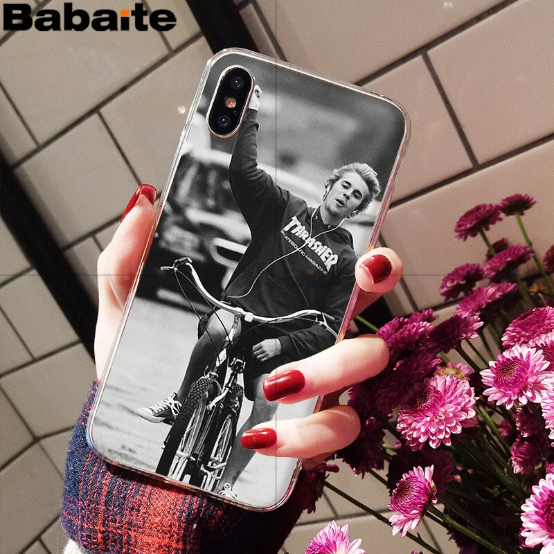 Babaite Justin Bieber Original Phone case cover for iPhone 8 7 6 6S Plus X XS max 10 5 5S SE XR Coque Shell