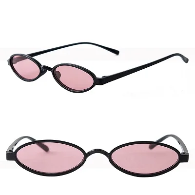 Женские летние очки с овальными линзами, Универсальные солнцезащитные очки, солнцезащитные очки, маленькая оправа, винтажные очки, походные очки - Цвет: 03