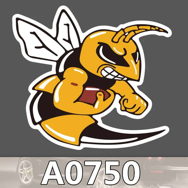 

Doinbby A0750 Wasp Hornet Waterproof Sticker Notebook Phone Laptop Skateboard Fridge Graffiti Cartoon Stickers