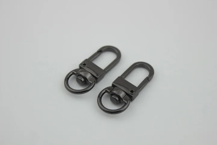 HK014 Zinc alloy dog buckle hook buckle buckle buckle hair ball key ring (3)