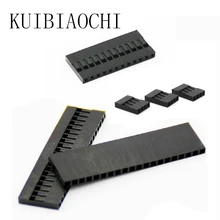 2,54 мм один пластик Перемычка dupont заголовок провода кабель корпус женский булавки dupont глава разъем