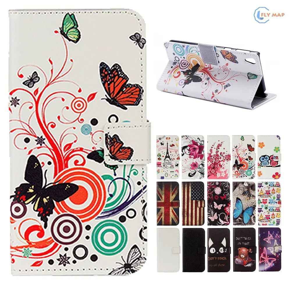 Flip Coque For SONY Xperia L1 G3312 Wallet Card Mobile Phone Leather protector Case Cover For SONY Xperia L 1 G-3312 G 3312 Box