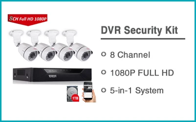 Tonton 8CH 1080P CCTV камера видеонаблюдения DVR распознавание лица 2.0MP наружная камера безопасности CCTV система видеонаблюдения комплект 2 ТБ HDD