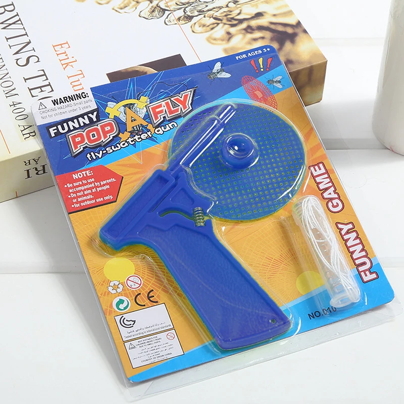1 to 4 Pack Fly Swatter Gun Shooting Mosquito Pest Killer Bug Eliminator Spider Catcher Insect Shooter Buginator Flygun Pistol