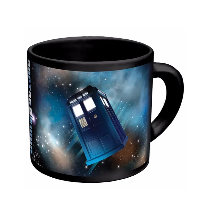 

Doctor Who coffee mugs disappear police box cups and mugs magic color changing mark creative drinkware
