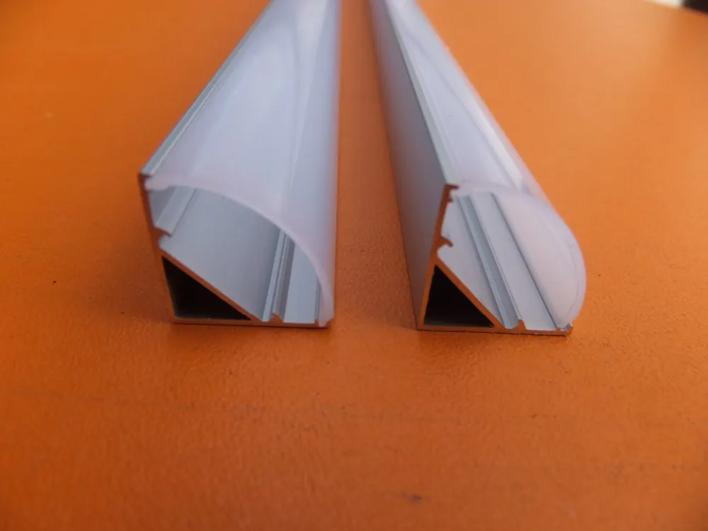 

Free Shipping Hot Sell Corner Aluminum Channel Aluminium LED Lighting Profile triangle Using for Strip within 12mm Width