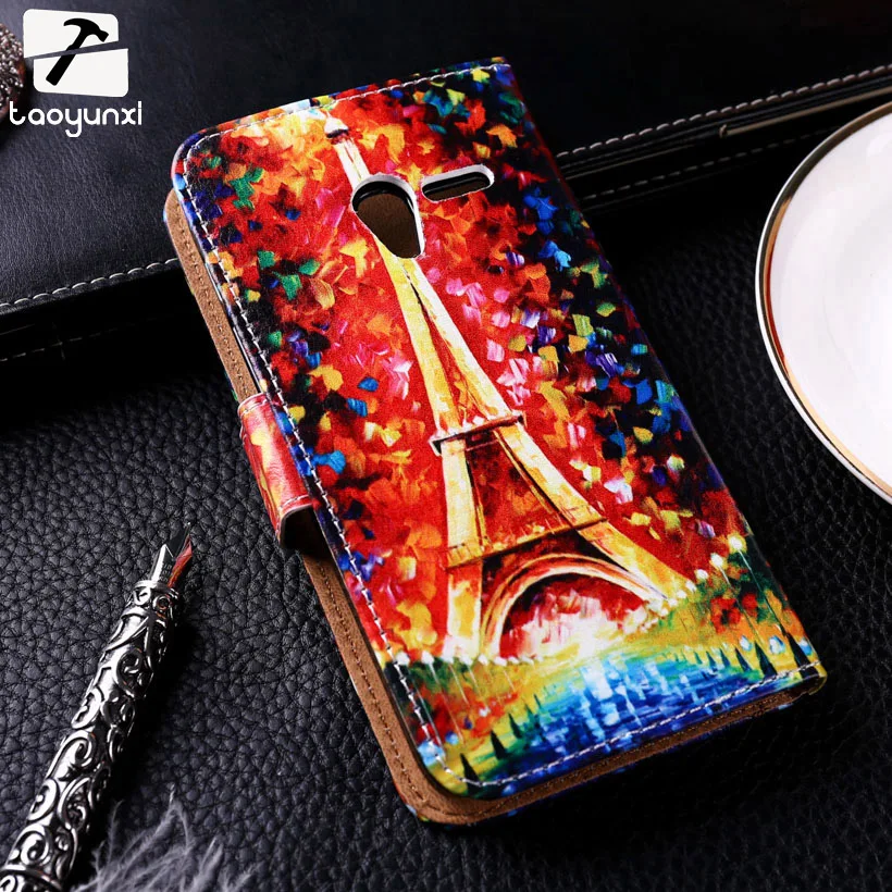 

TAOYUNXI PU Leather Cover Case For Alcatel OneTouch Pixi 3 4.5 inch 4G 5017D 5019D pixi3 OT 5017X 5017 5017A 5019 Case Card Slot