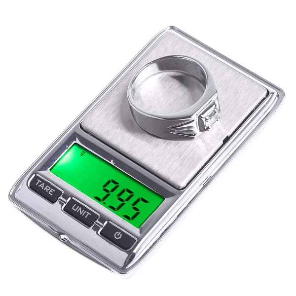 

KKmoon 100*0.01g/500*0.1g Digital Scale Dual Mini Digital Jewelry Pocket Scale Kitchen Scales Steelyard Carrying black pouch