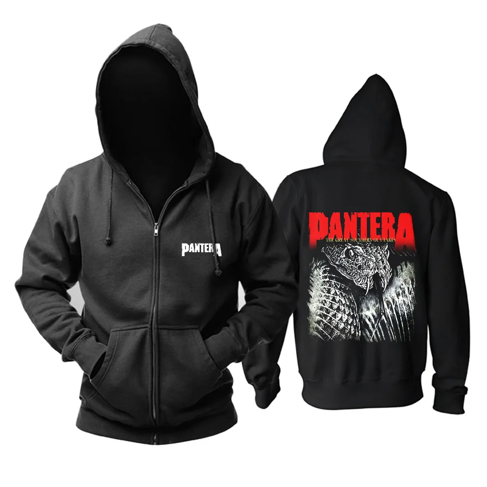 Bloodhoof Pantera тяжелый металл группа Thrash альтернатива металла mucis черный топ худи Азиатский размер - Цвет: style3