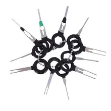 11 шт. разъем для удаления штифтов авто разъем монтажная плата провода жгут терминал извлечение палочки обжимной штифт назад иглы Набор