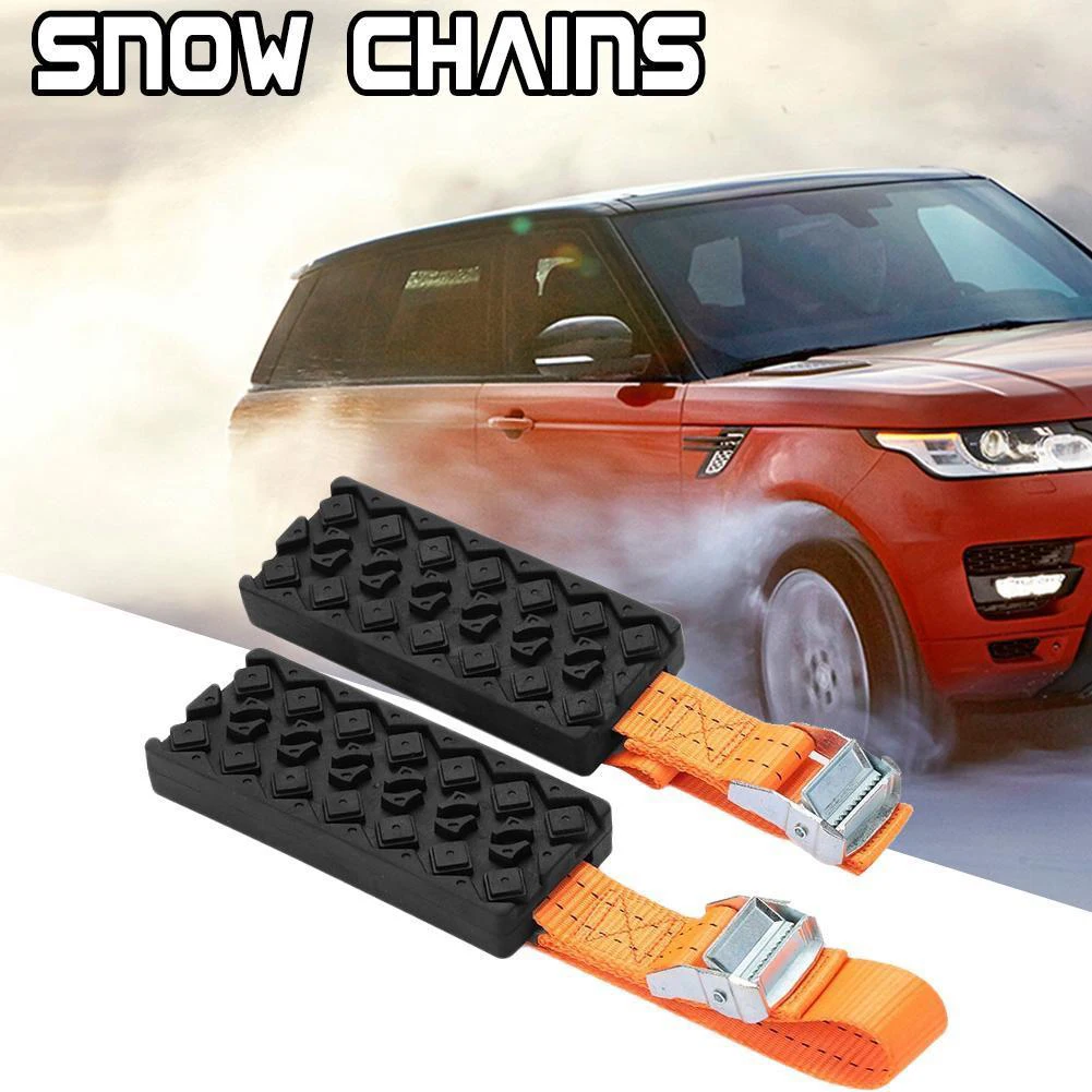 2 шт декоративный дизайн автомобильных шин Противоскользящий блок автомобиля Аварийный снег цепь Универсальный Противоскользящий
