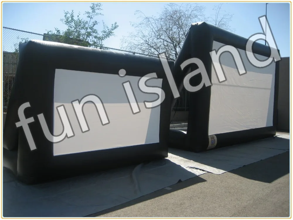 Outdoor 5x4.5m Inflatable Screen / Inflatable Projector Screens