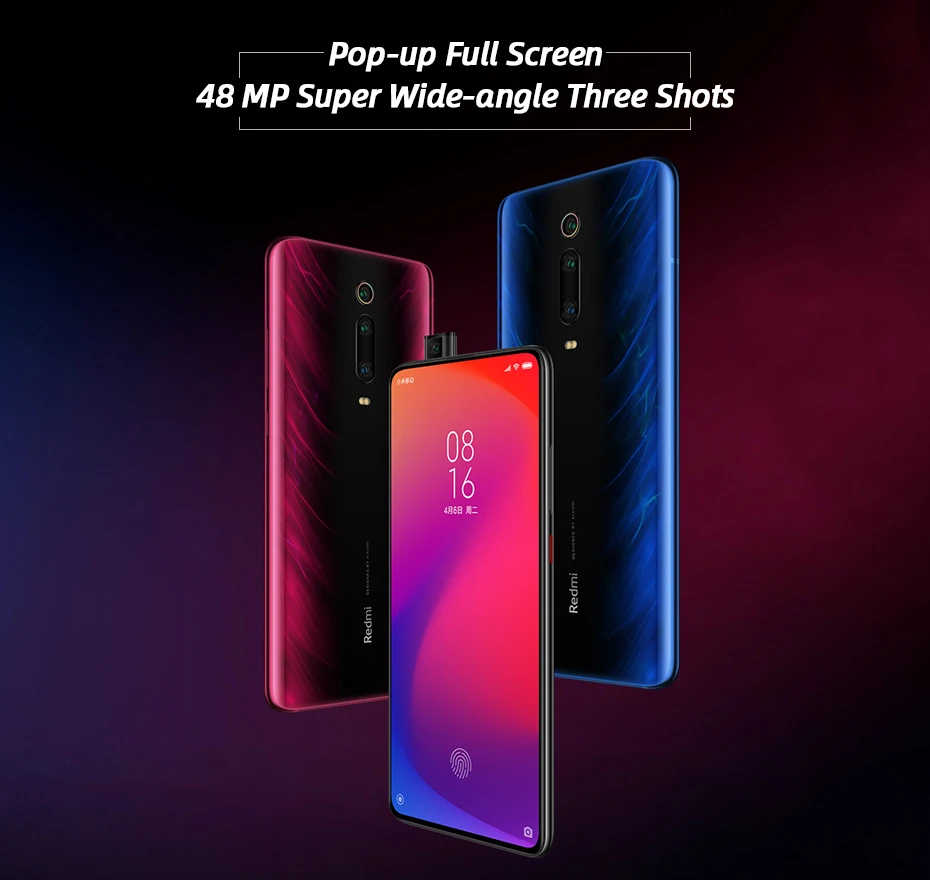 Глобальная версия Xiaomi Mi 9T pro 6GB 128GB Смартфон Snapdragon 855 мобильный телефон 4000mAh 6,39 InScreen Fingerprient Popup QC 4,0