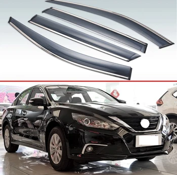 

For Nissan Altima 2013 2014 2015 2016 2017 2018 Plastic Exterior Visor Vent Shades Window Sun Rain Guard Deflector