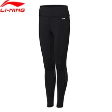 Li-Ning, женские профессиональные слойные штаны, облегающие, для тренировок, фитнеса, дышащие, комфортные, с подкладкой, спортивные штаны, AULN036 WKY159
