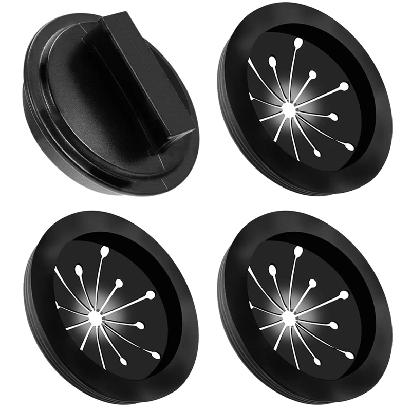 

Splash Guards and Stopper Set 4 Pack(3+1), Food Waste Disposer Accessories Multi-Function Drain Plugs Splash Guards for Whirla