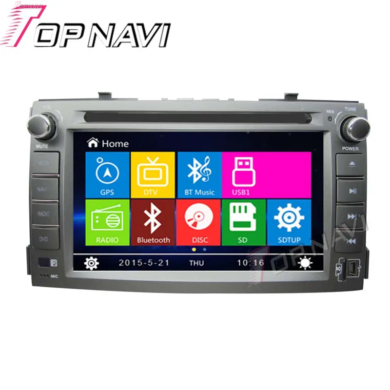 Topnavi 6," автомобильный DVD gps для KIA Soul 2012-Автомобильный радио мультимедиа аудио стерео в тире, Wince система