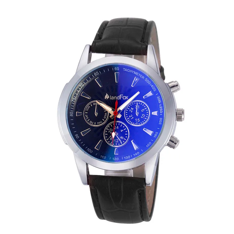 New Men Watches Luxury Fashion Crocodile Faux Leather Analog Watch Watches Male Hour Men Clock Relogio Masculin M04 (8)