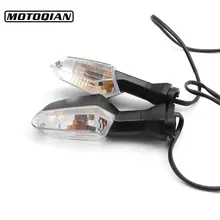 Moto Universale Indicatore di Direzione Ha Condotto La Lampada Spia Per Kawasaki Z250 Z750 Z750R Z800 Z900 Z1000 NINJA 250 300 650 ER6N F